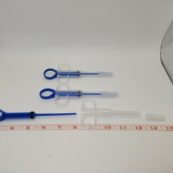 3PCS Pet Pill Shooter Plunger Popper for Small Cats Dogs Soft Tip Tablet Pusher - Picture 5 of 8